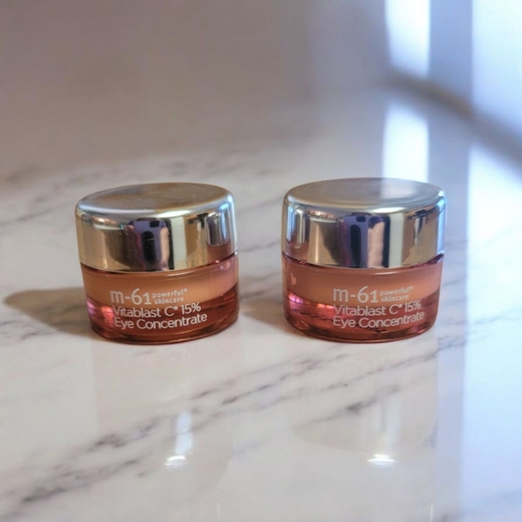 M-61 Powerful Skincare Vitablast C 15% Eye Concentrate x 2  5ml / 0.1 oz - Picture 1 of 3